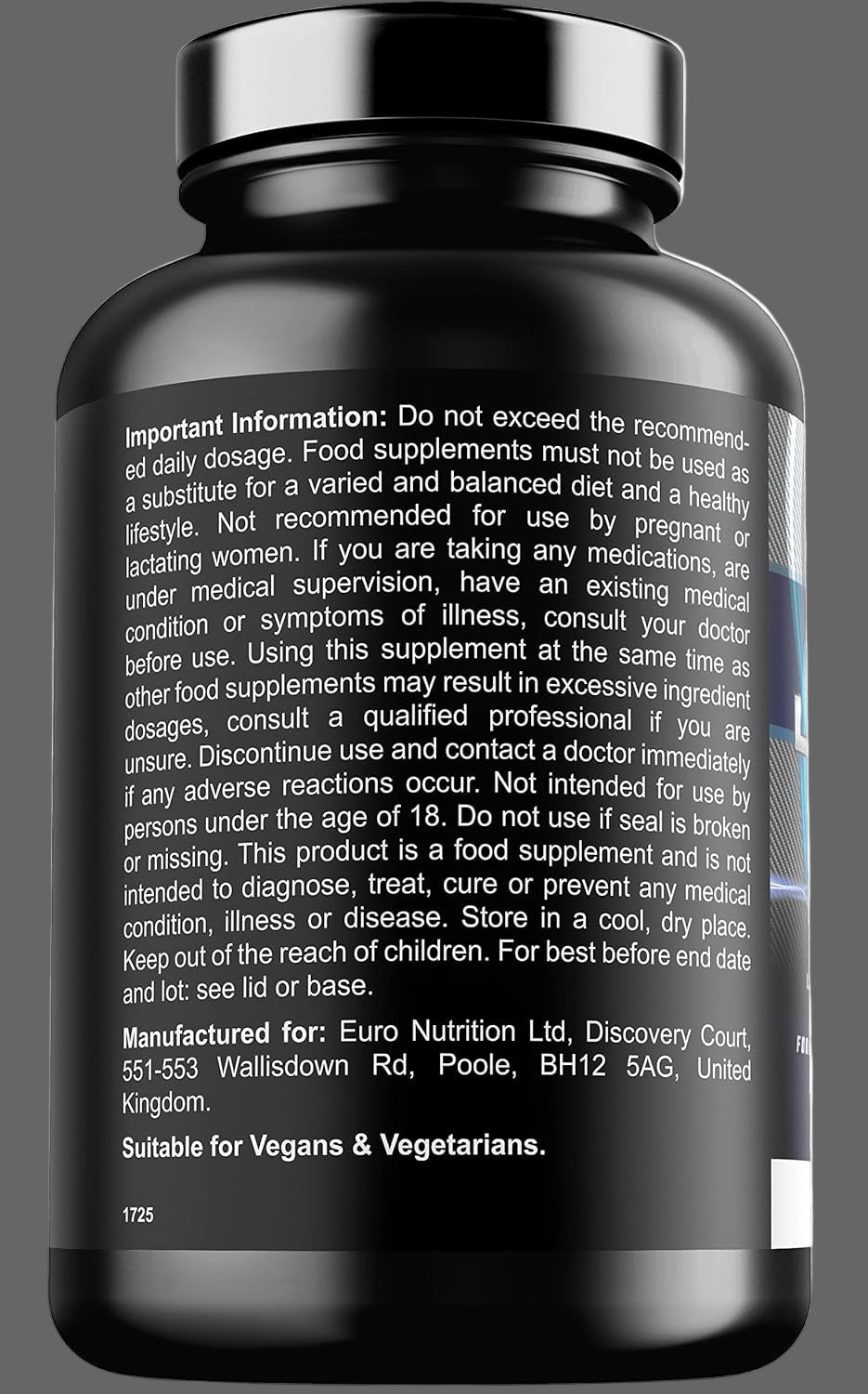 L Carnitine Capsules – 1000Mg L-Carnitine Tartrate per Serving for Men and Women – Vegan Friendly – 120 Capsules (2 Month Supply)