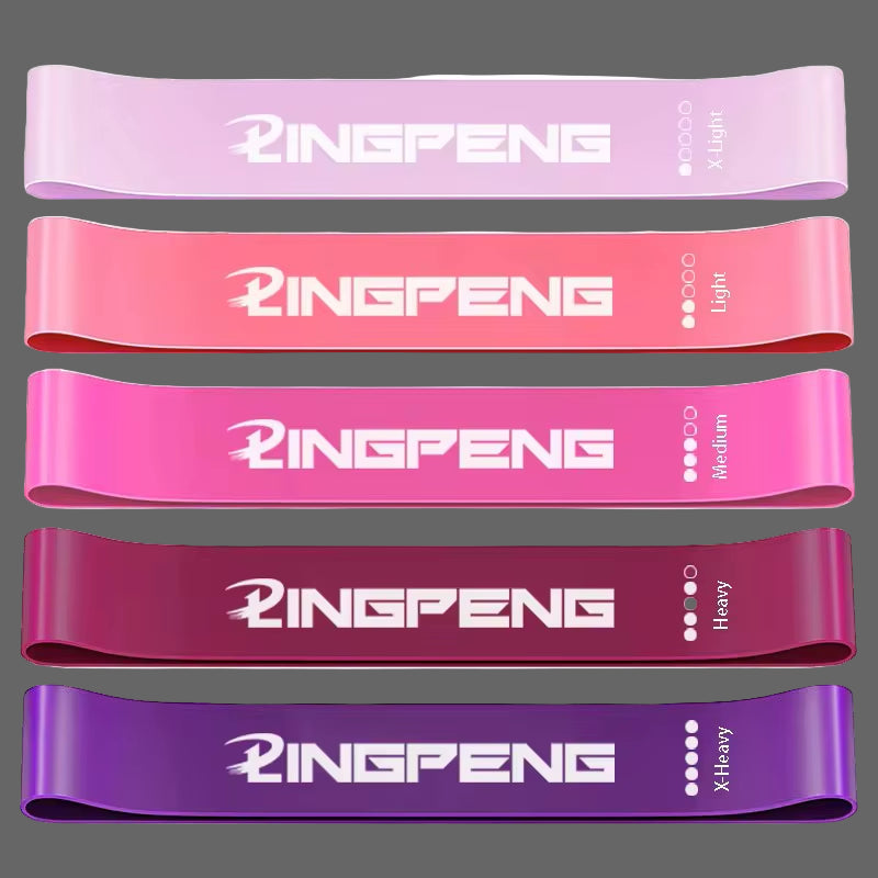 Different Resistance Bands Yoga Band Fitness Exercise Training Hip Tension Band Leg Squat Dance Elastic Loop Stretch Band