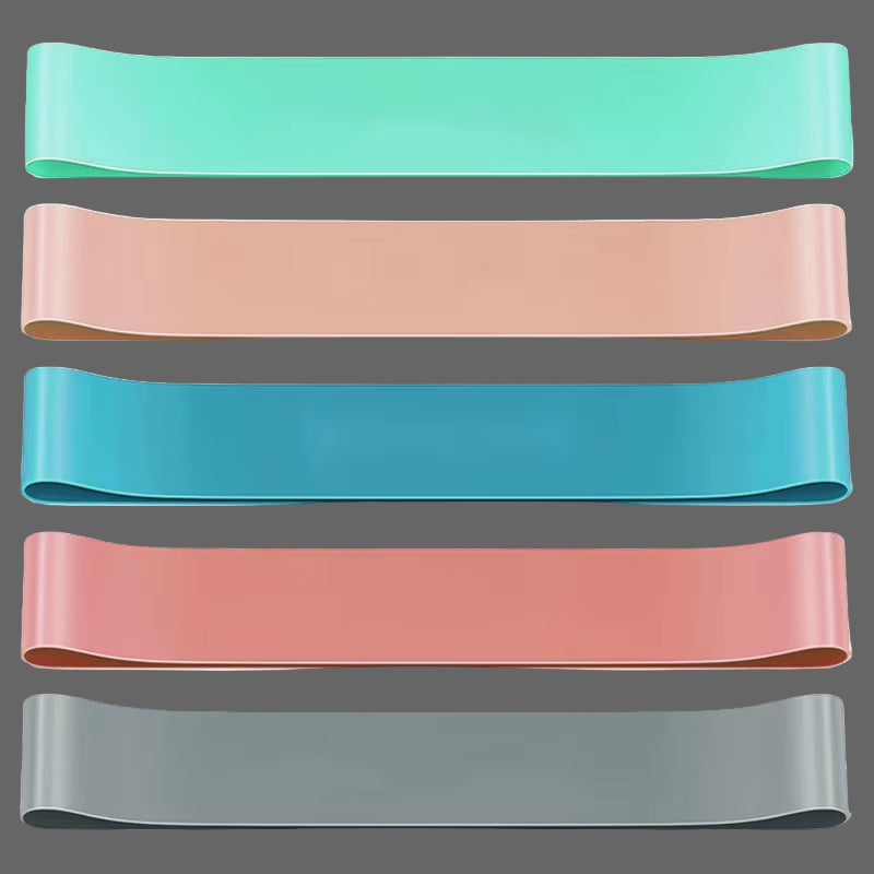 Different Resistance Bands Yoga Band Fitness Exercise Training Hip Tension Band Leg Squat Dance Elastic Loop Stretch Band