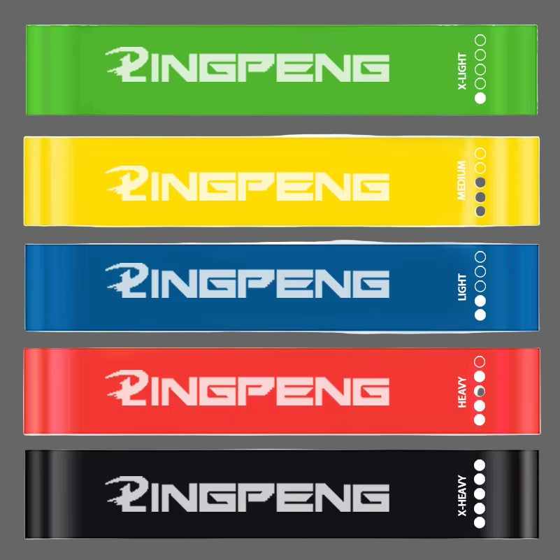 Different Resistance Bands Yoga Band Fitness Exercise Training Hip Tension Band Leg Squat Dance Elastic Loop Stretch Band